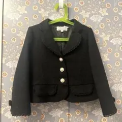 ＼卒園入学式／ブラック anyFAMジャケット 120cm