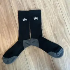 stussy ステューシー ソックス 靴下 メンズ ブラック 黒