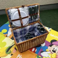 「未使用 」WANDERWORKER製 陶器食器の籐ピクニックセット 2025年最新ピクニックバスケット食器セットの人気アイテム - メルカリ