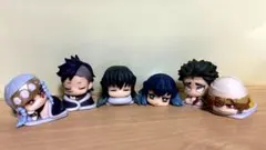 鬼滅の刃　おねむたん 6体セットのガチャフィギュア