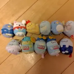 すみっコぐらし　てのりぬいぐるみ11個＋おまけ3種