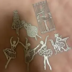 バレリーナ シルエット ダイカット