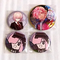 Fate FGO マシュ 缶バッジ 真白キリエ 謎丸 春節