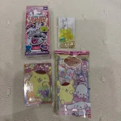 お値引き！サンリオ　キラッキラペンダント・カードソフトクッキー　ポムポムプリン