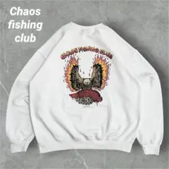 【レアデザイン】カオスフィッシングクラブ　スウェット　EVIL FLAME L
