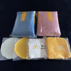 マクドナルド 2024福袋　ブランケット・ミニプレート・コインポーチ各2個