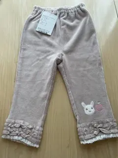新品タグ付＊キムラタン＊クーラクール＊ウサギ刺繍付き　パンツ 80＊ズボン