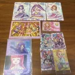 アイカツ　プリパラ　カード　ポストカード　ファン証明書