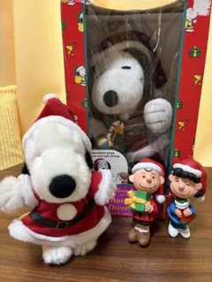 SNOOPY & PEANUTS クリスマスセット4点