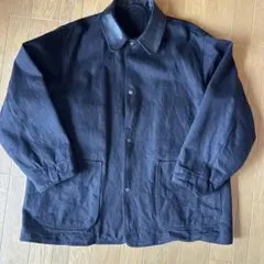【25AWサイズ2】COMOLI デニム レザー ワークジャケット