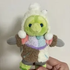 ダッフィーフレンズ オルメル　ぬいぐるみバッジ　シークレットオブスノーウィーデイ