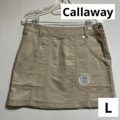 Callaway スカート　Lサイズ　ゴルフ　ベージュのサムネイル