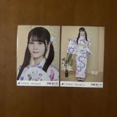 乃木坂46 伊藤理々杏 生写真 2025 浴衣 ヨリ ヒキ