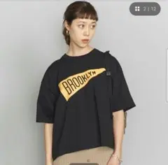 ＜bibmilk＞ワイドプリントTシャツのサムネイル