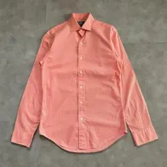 상태좋음 ポロバイラルフローレン スリムフィット 長袖シャツ ギンガムチェック S