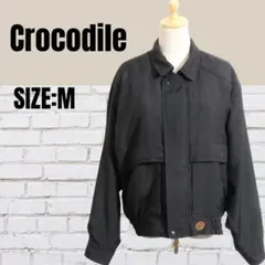 Crocodile クロコダイル ブルゾン ジャケット アウター ジャンパー 黒