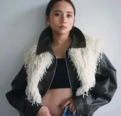 searoomlynn×伊原葵　COELIEエコレザージャケット searoomlynn×伊原葵 COELIEエコレザージャケット - メルカリ