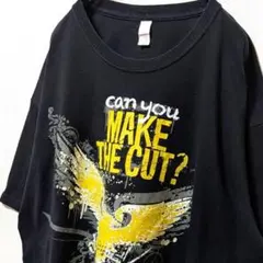 USA製 イーグル U.S.ARMYデカロゴ Tシャツ ブラック黒XL古着