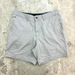 NAUTICA　チノショーツ　W32　ライトグレー　クラシック　FLEX　古着のサムネイル