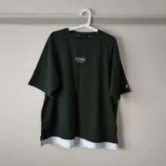 KANGOL Tシャツ XL グリーン