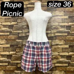 b0076 Rope Picnic (S) レディース ミニスカート　チェック柄のサムネイル