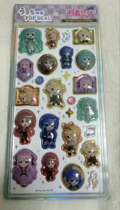 初音ミク　うるちゅるポップシール