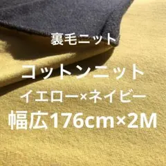 裏毛コットンニット