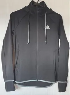 adidas アディダス刺繍ロゴトラックジャケット パーカーレディース　サイズＬ