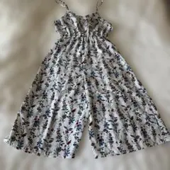 オールインワン　フローラルプリント サロペット160