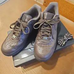 【美品】Nike Air Force 1 ブラウン Supreme【値下げ】