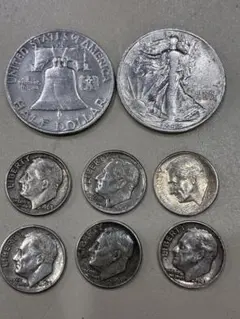 アメリカ ドル銀貨モルガン・ウォーキングリバティ・マーキュリー