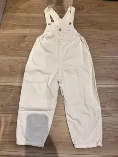 ZARA ホワイトオーバーオール 3-4歳