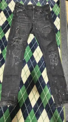 ダメージスキニーデニム ZARA