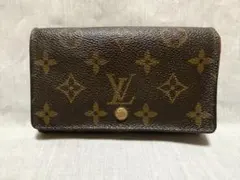 LOUIS VUITTON モノグラム ポルトモネビエ トレゾール 二つ折り財布