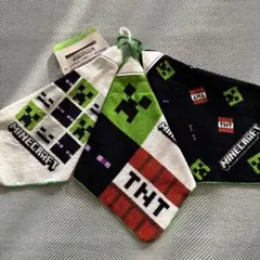 『新品』 訳あり Minecraft マインクラフト ループタオル 3枚セット