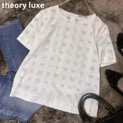 美品＊theory luxe セオリーリュクス　半袖ブラウス　バックジップアップのサムネイル