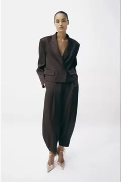 ZARA ザラ サテンキャロットパンツ　XS