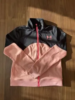 UNDER ARMOUR ジップアップジャケット 黒/ピンク