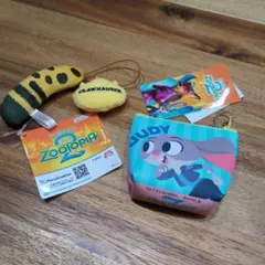 ズートピア2 ジュディ・ニック ポーチとマスコット
