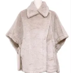 美品★大きいサイズ★現行MaxMara★ファー切替デザイン★極暖中綿コート ☆大きいサイズ☆MaxMara☆ファー切替デザイン☆極暖中綿コート