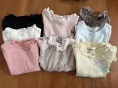 女の子Tシャツ カットソー まとめ売り 8枚セットのサムネイル