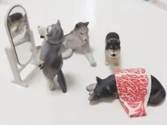 オオカミ　ガチャガチャ　フィギュア　セット