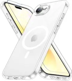 17e ケース Magsafe対応 クリア MIL規格 耐衝撃 ガラスフィルム
