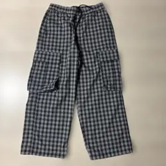nike gingham check nylon pants ポーカーズ y2k - メルカリ