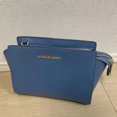 MICHAEL KORS 青 ショルダーバッグ