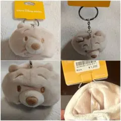 ディズニー 公式 新品 poohさん ディズニー ファンキャップ キーチェーン