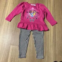 ディズニープリンセス　セットアップ　カットソー&レギンス