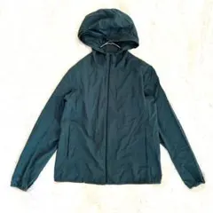 UNIQLO ユニクロ ポケッタブルUVカットパーカ L ブルーグリーン 春夏のサムネイル
