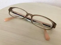 JINS ブラウン　ピンク　メガネフレーム　ジンズ　レディース