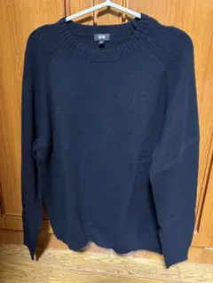UNIQLO ユニクロ ラムクルーネックセーター ブラック XL